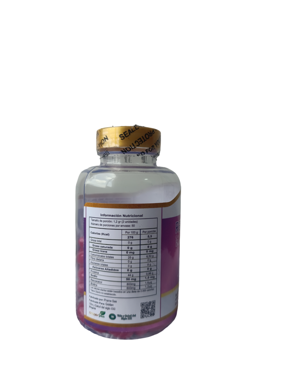RESVERATROL Y BIOTINA +REGISTRO  INVIMA